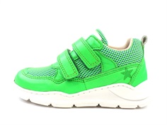 Bisgaard sneaker neon green with velcro
